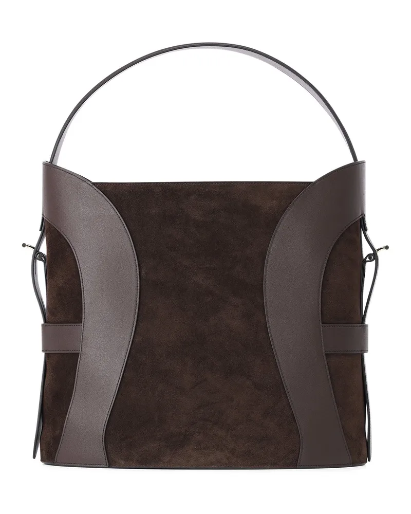 Aigner Beuteltasche Deborah Dunkelbraun