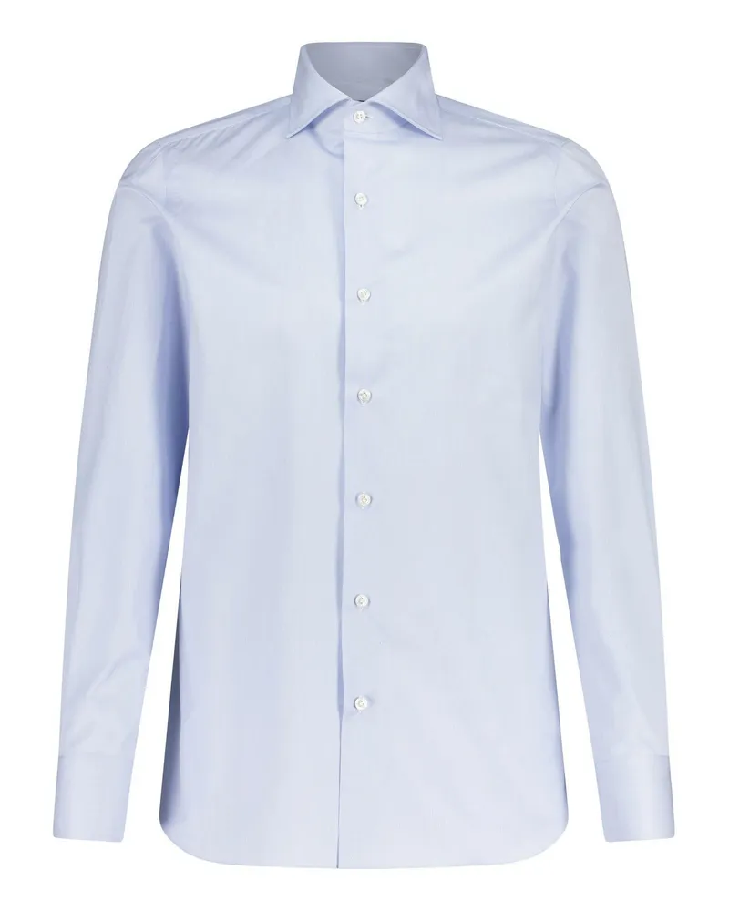 Finamore 1925 Hemd Napoli Hellblau