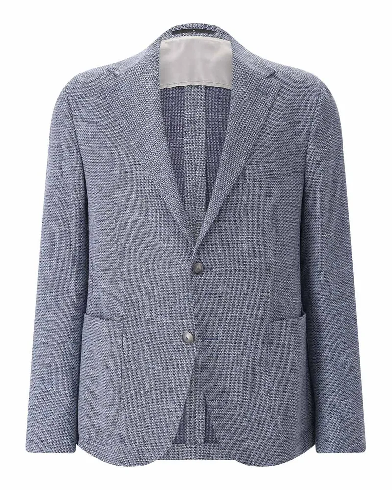 Dressler Sakko aus Baumwollmix Blau