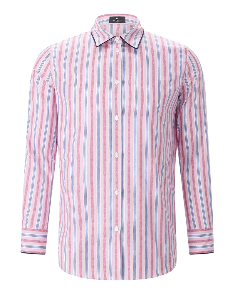 Etro Regular-Fit Hemd Rosa