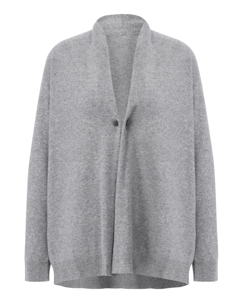Fabiana Filippi Cardigan mit Schmuckdetail Grau