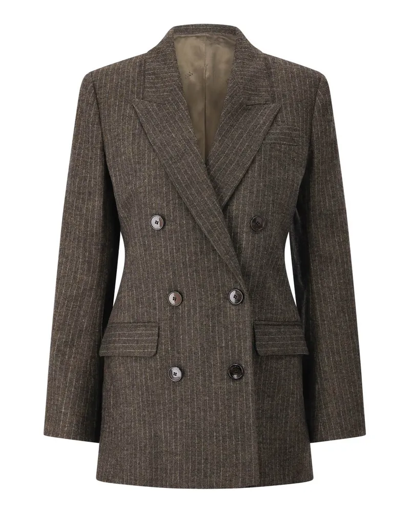 Isabel Marant Doppelreihiger Blazer Jevima Dunkelbraun