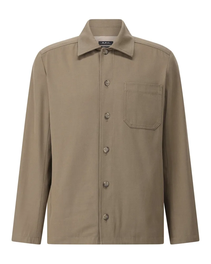 A.P.C. Overshirt Jeffray Braun