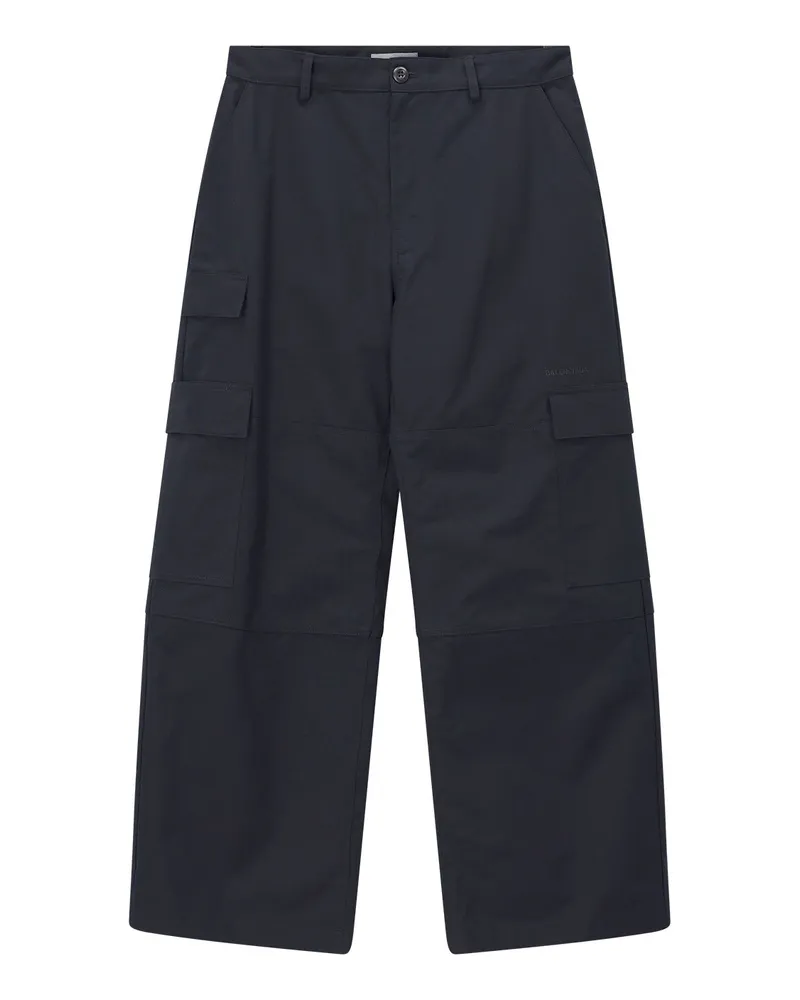 Balenciaga Hose aus Baumwolle Schwarz