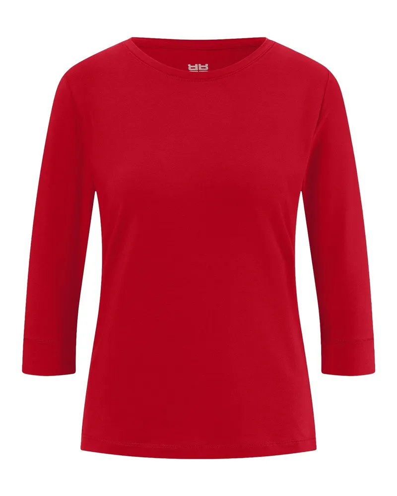 Riani Shirt mit Rundhalsausschnitt Rot