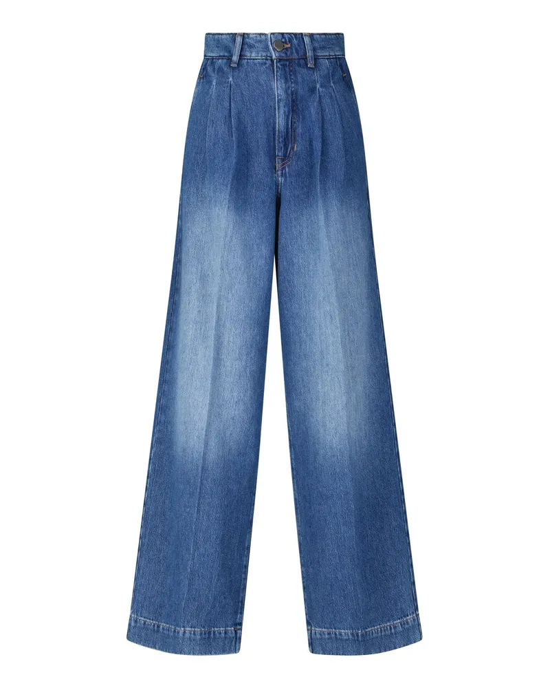 Rossi Wide-Leg Jeans Noa Blau