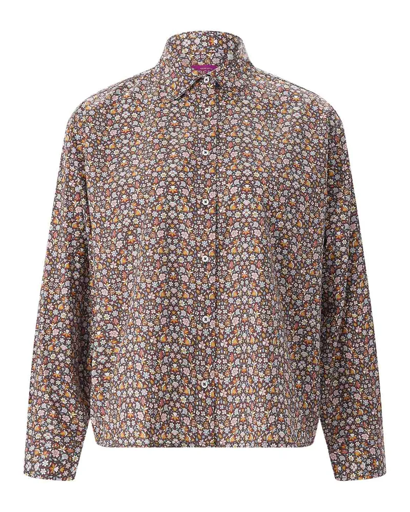 tonno e panna Hemdbluse aus Baumwolle Multicolor