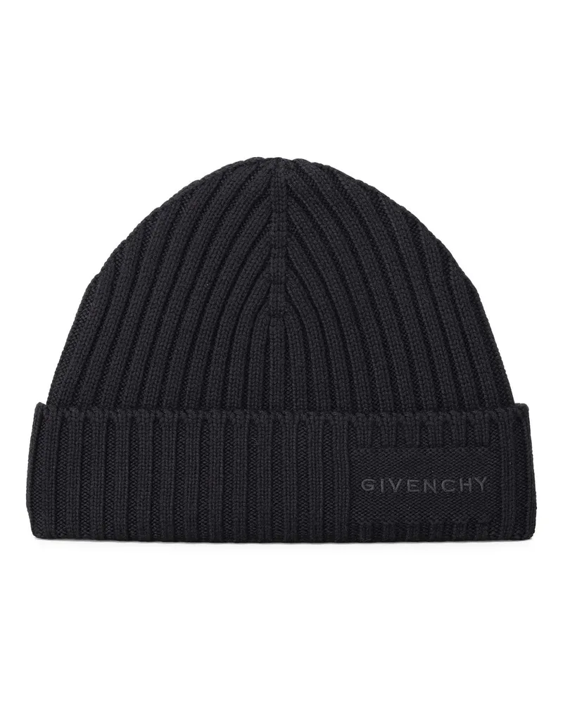 Givenchy Beanie mit Logo-Stickerei Schwarz