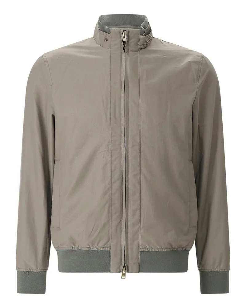 Woolrich Jacke aus Baumwollmix Grün