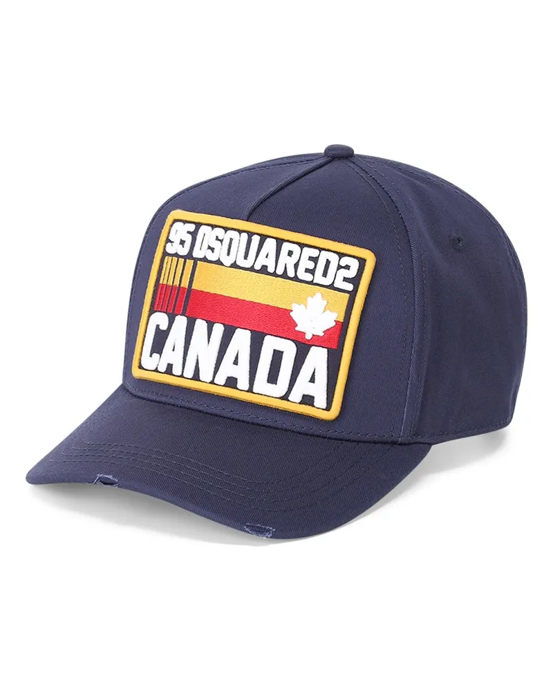 Dsquared2 Cap mit Stickerei Dunkelblau