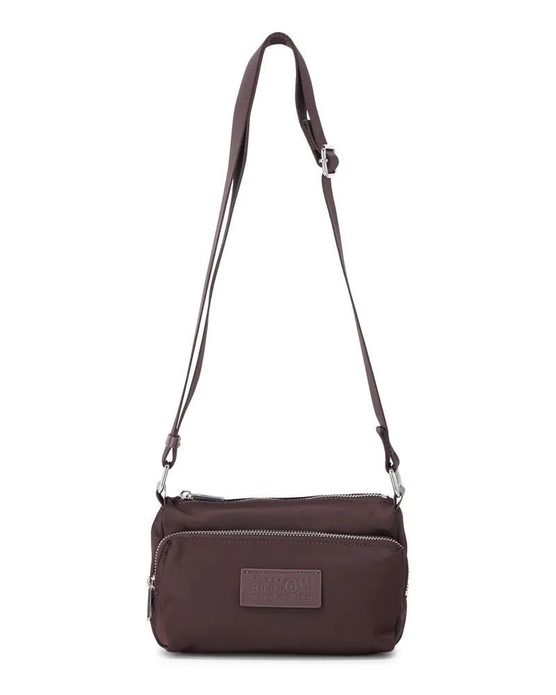 Maison Margiela Umhängetasche mit Logo Lila