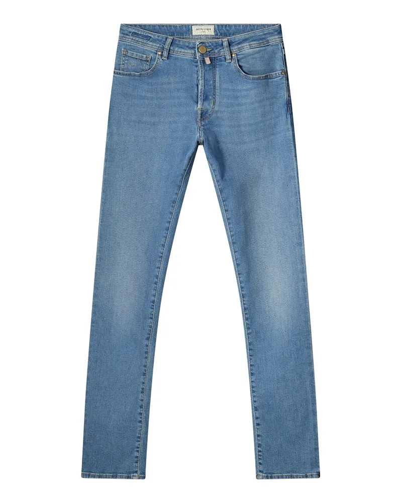 Jacob Cohën Slim-Fit Jeans Bard aus Baumwoll-Mix Hellblau
