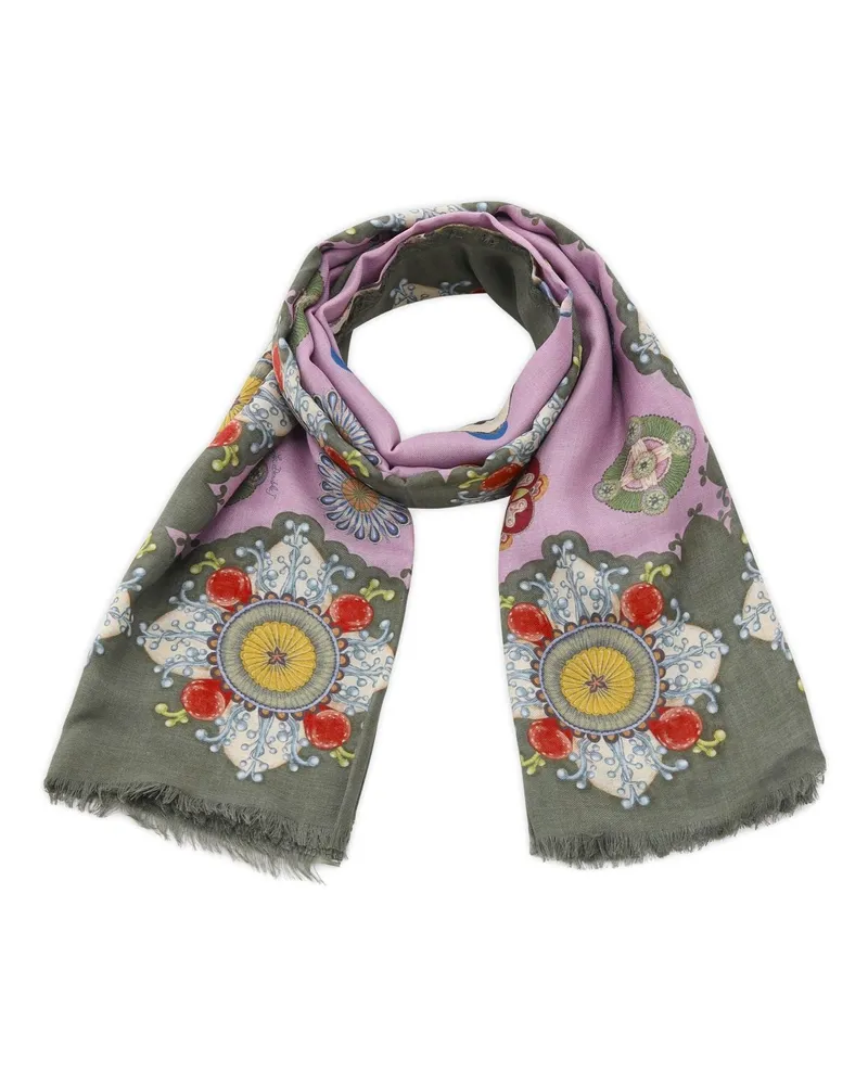 La DoubleJ Schal mit Print Multicolor