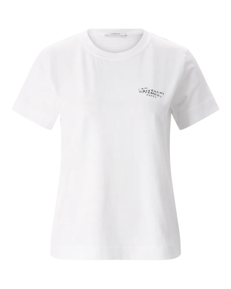 Givenchy T-Shirt mit Logoprint Weiß