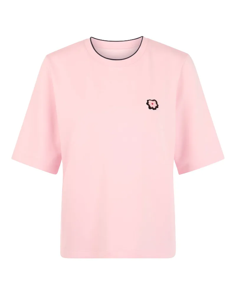 Marc Cain T-Shirt aus Viskose-Mix Rosa