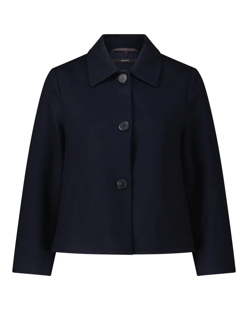 windsor. Woll-Blazer mit Kragen Dunkelblau