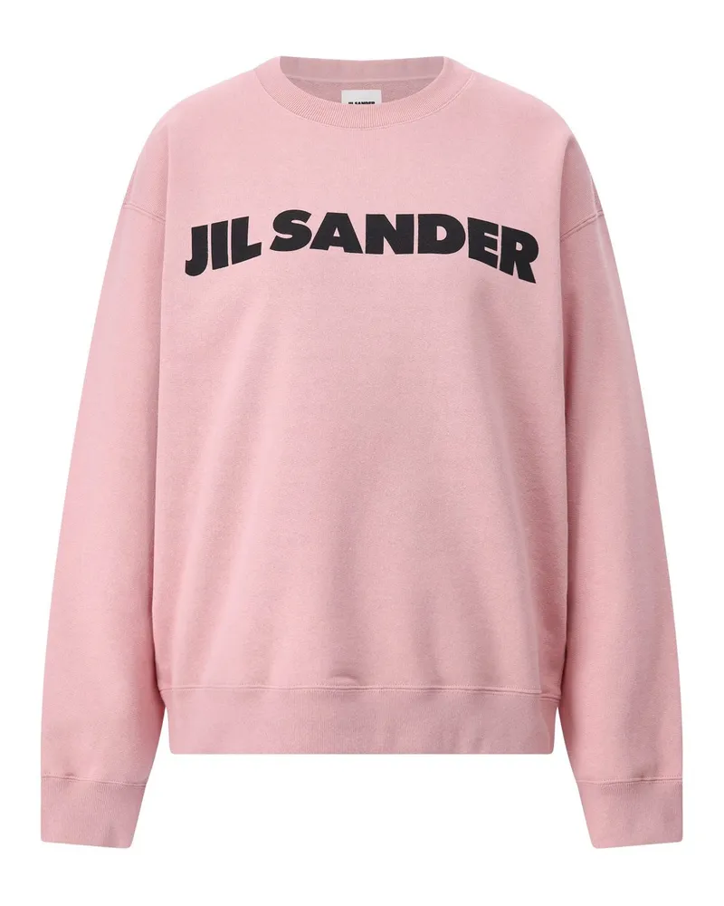 Jil Sander Sweatshirt mit Logo Rosa