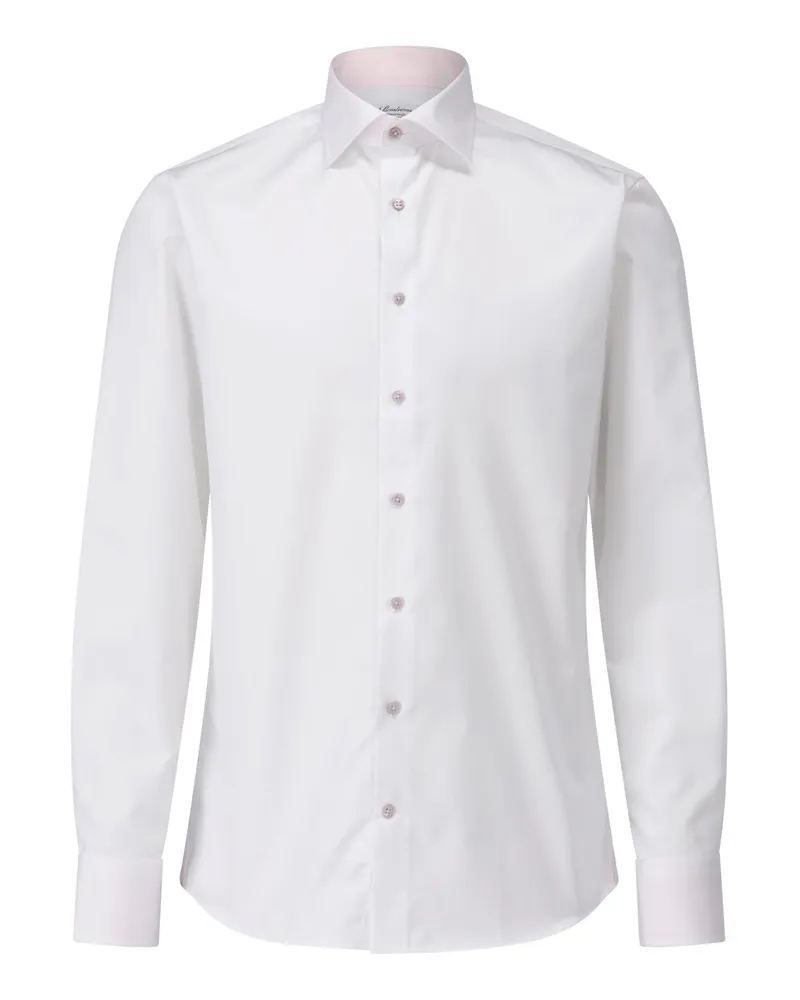 Stenströms Klassisches Hemd aus Cotton-Twofold Weiß