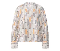 Seidenbluse mit Print