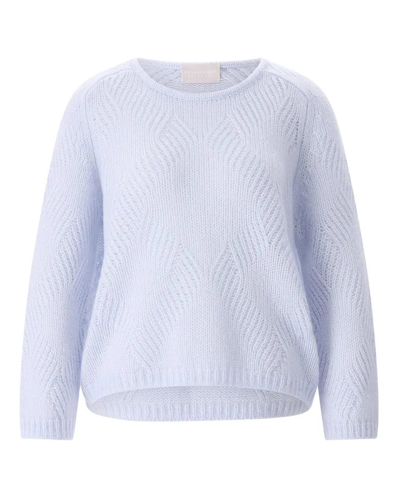 hemisphere Pullover aus Kaschmirmix Hellblau