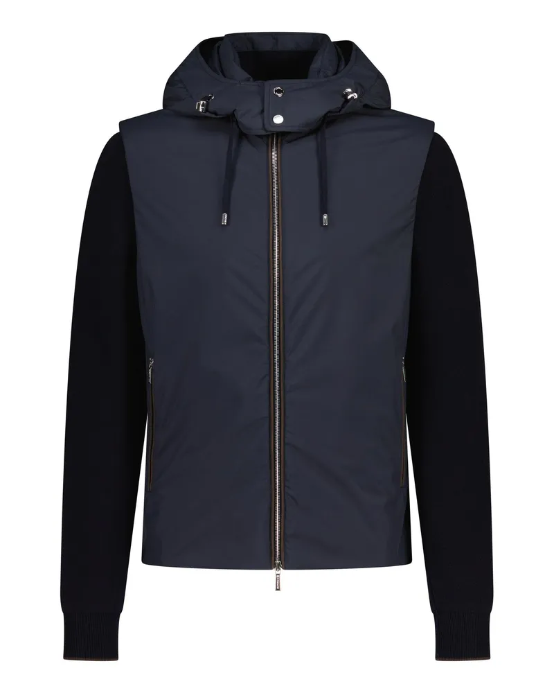 MOORER Jacke Evan mit abnehmbaren Ärmeln Dunkelblau