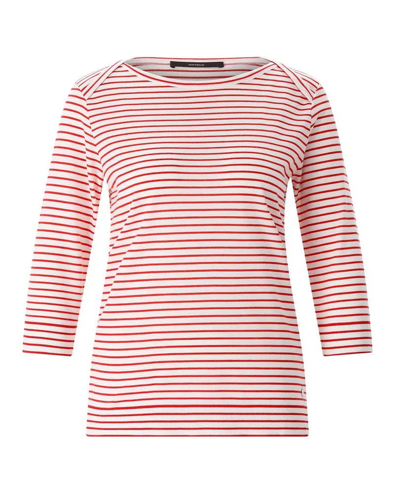 windsor. Gestreiftes Shirt Rot