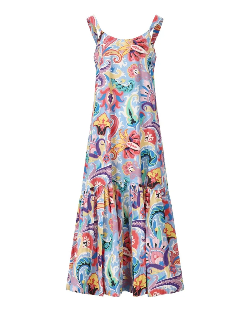 Etro Maxikleid mit Print Multicolor