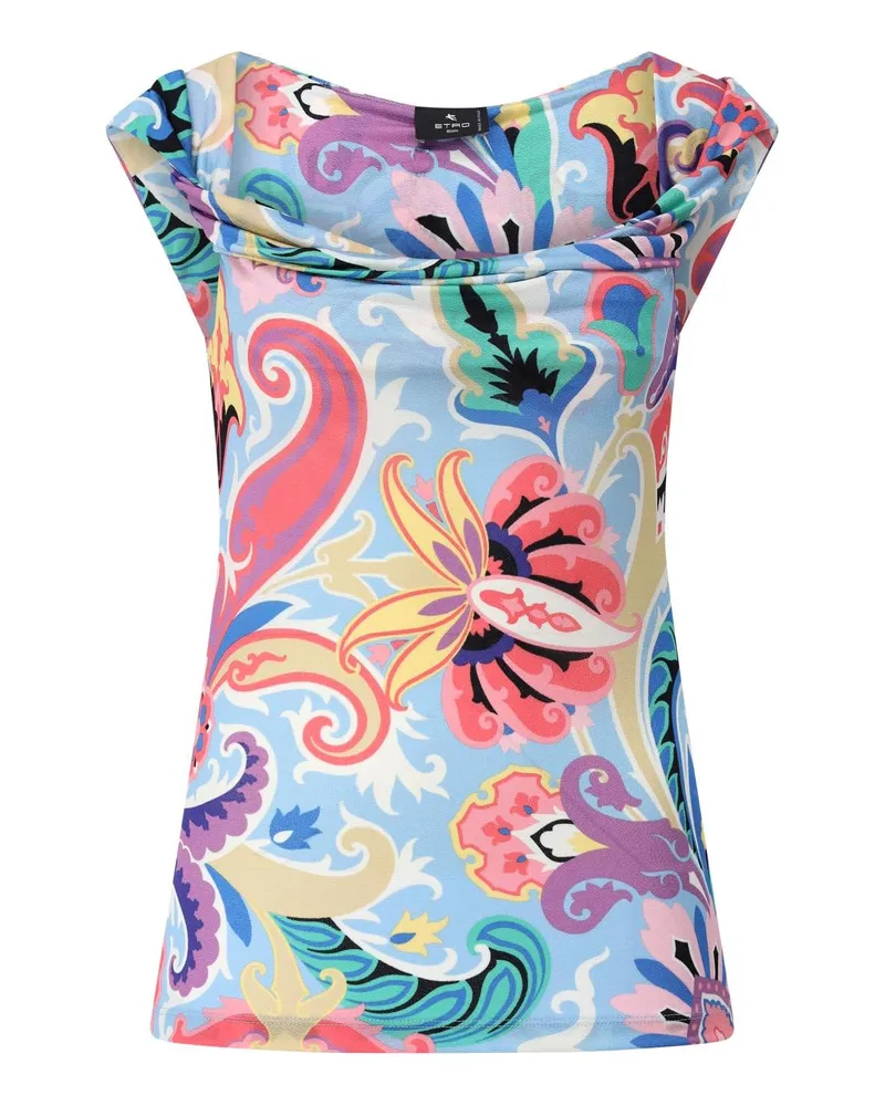 Etro Top mit Paisley-Muster Multicolor