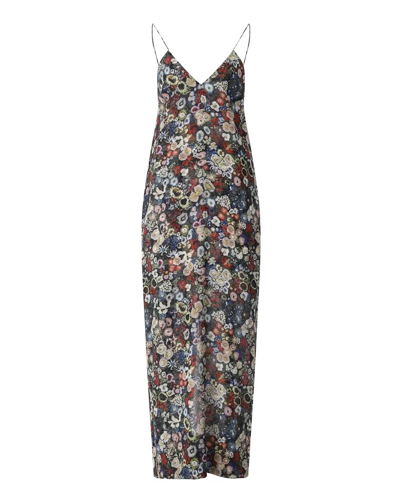 KHAITE Maxikleid Taja mit Blumenprint Multicolor