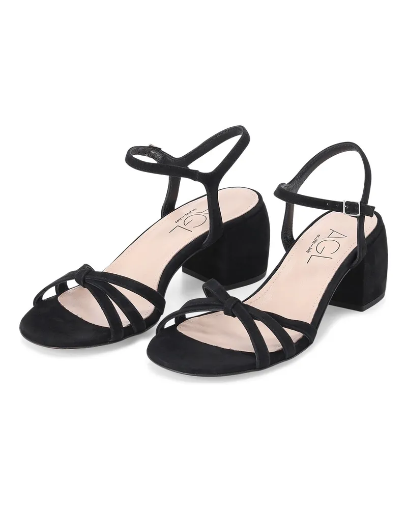 Attilio Giusti Leombruni Pumps aus Veloursleder Schwarz