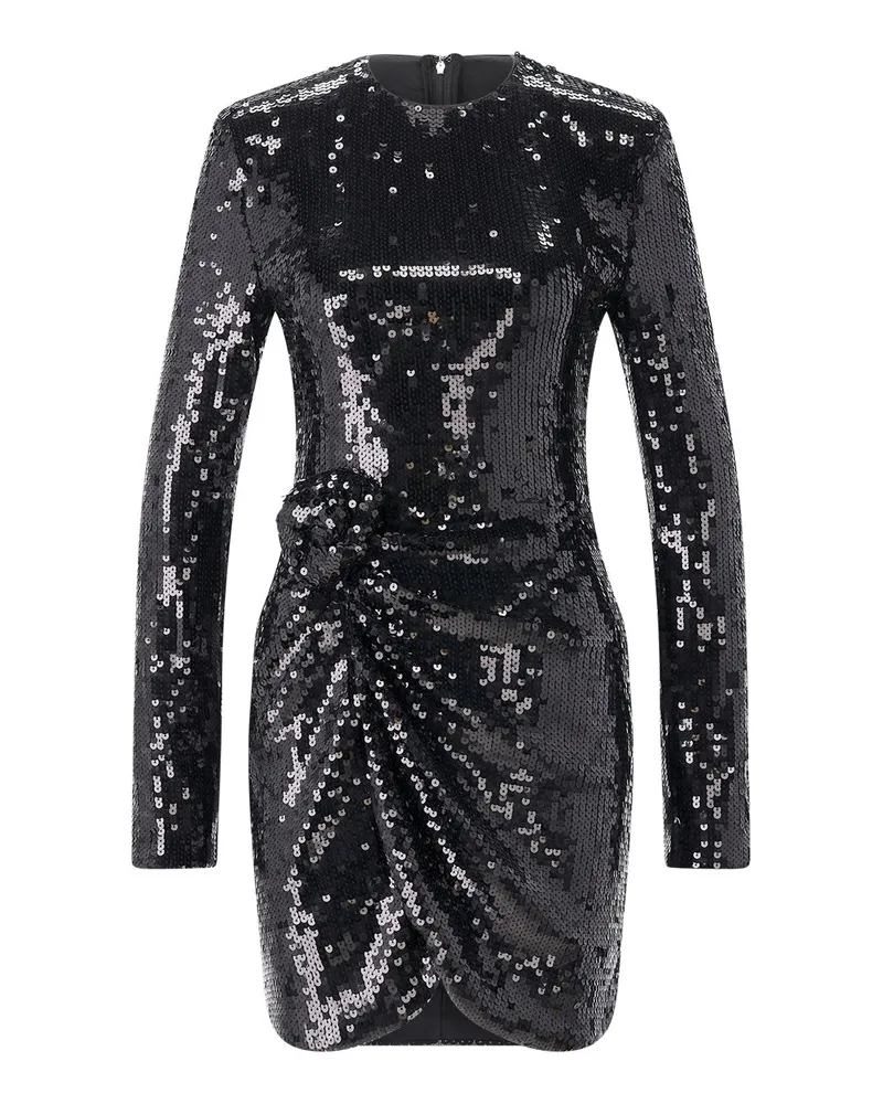 ROTATE Birger Christensen Minikleid mit Pailletten Schwarz