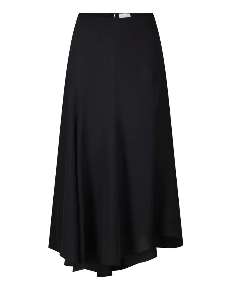 Isabel Marant Midirock Hortensia aus Seide Schwarz