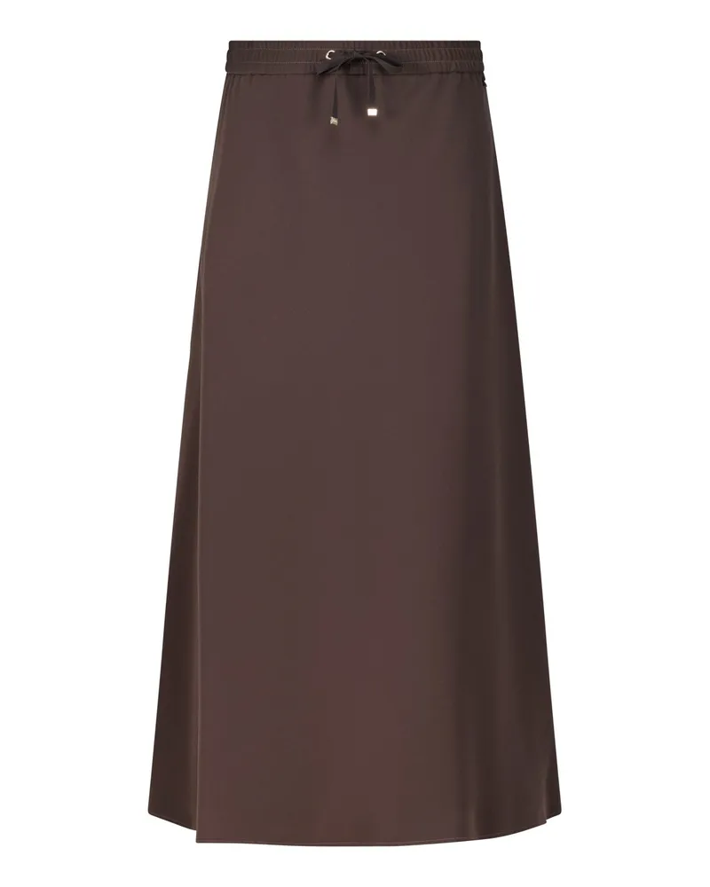 Herno Midirock aus Matt Crépe-Satin Braun