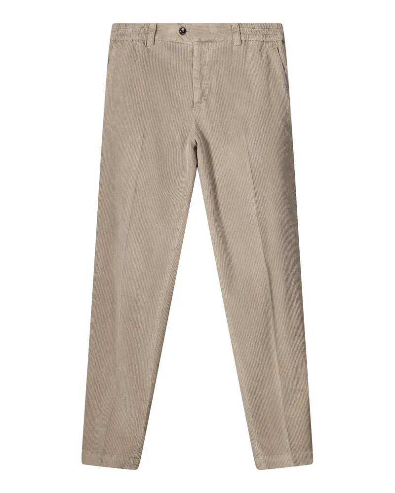 PT TORINO Cordhose aus Baumwoll-Mix Hellbraun