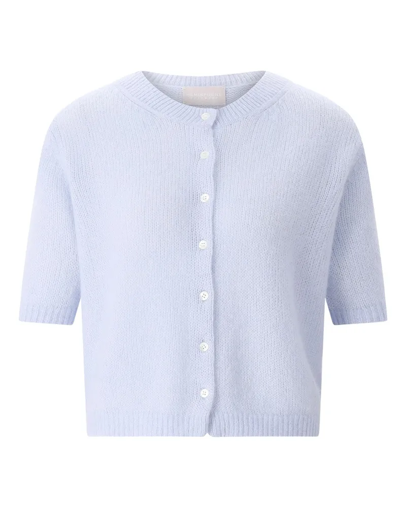 hemisphere Strickjacke aus Kaschmir Hellblau