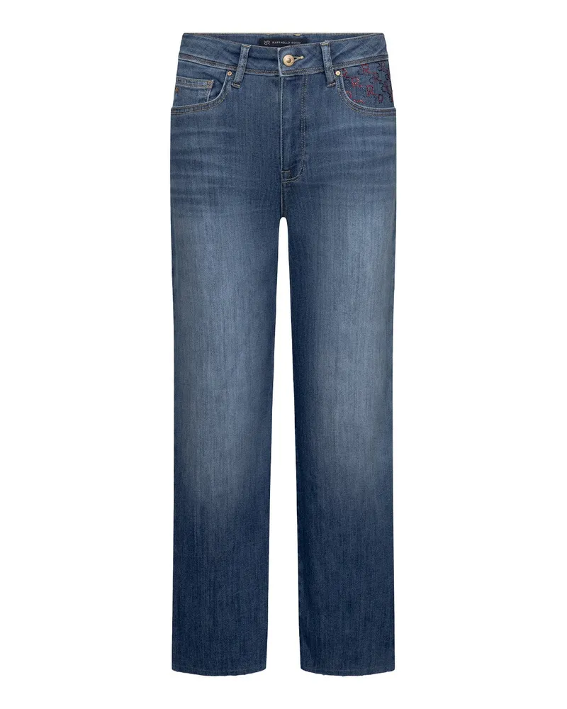 RAFFAELLO ROSSI  Straight-Leg Jeans Kira 6/8 Dunkelblau