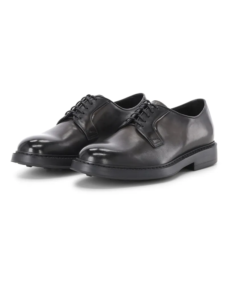 Doucal´s Schnürschuh aus Leder Schwarz