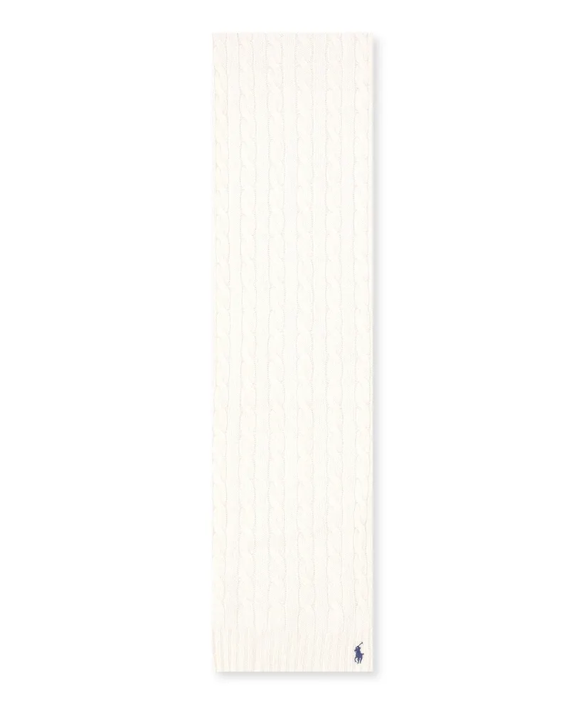 Ralph Lauren Schal mit Logo Creme