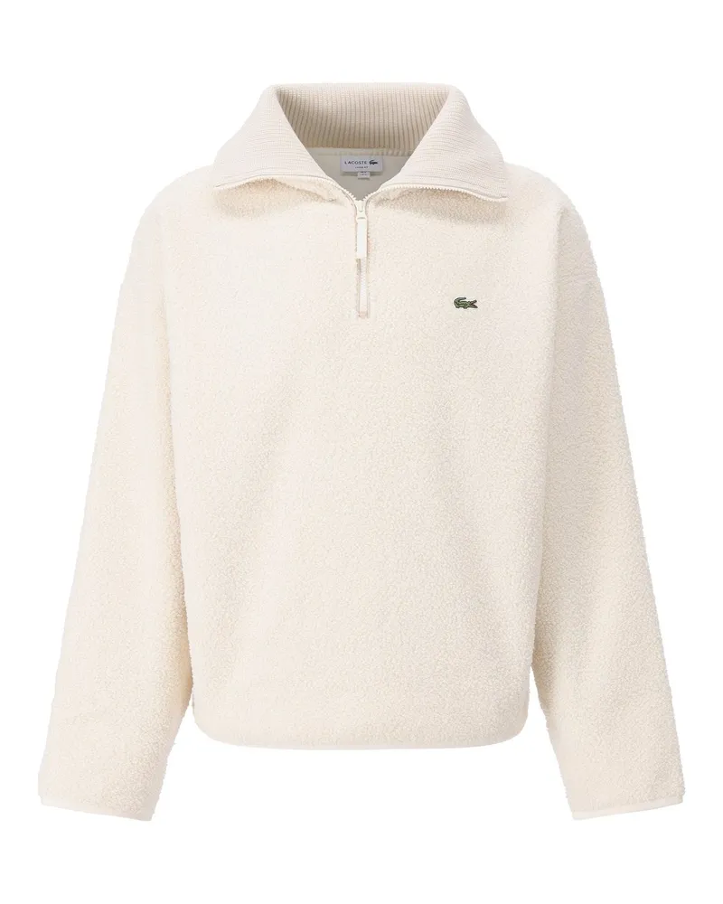 Lacoste Sweatshirt aus Polar-Fleece Creme