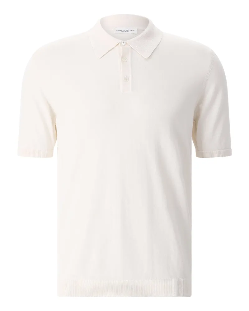 Roberto Collina Poloshirt aus Baumwolle Weiß