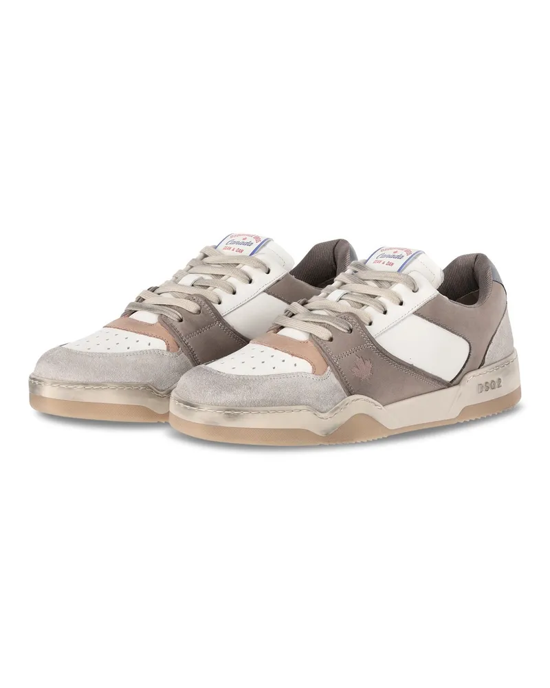 Dsquared2 Sneaker Spiker im Used Look Braun