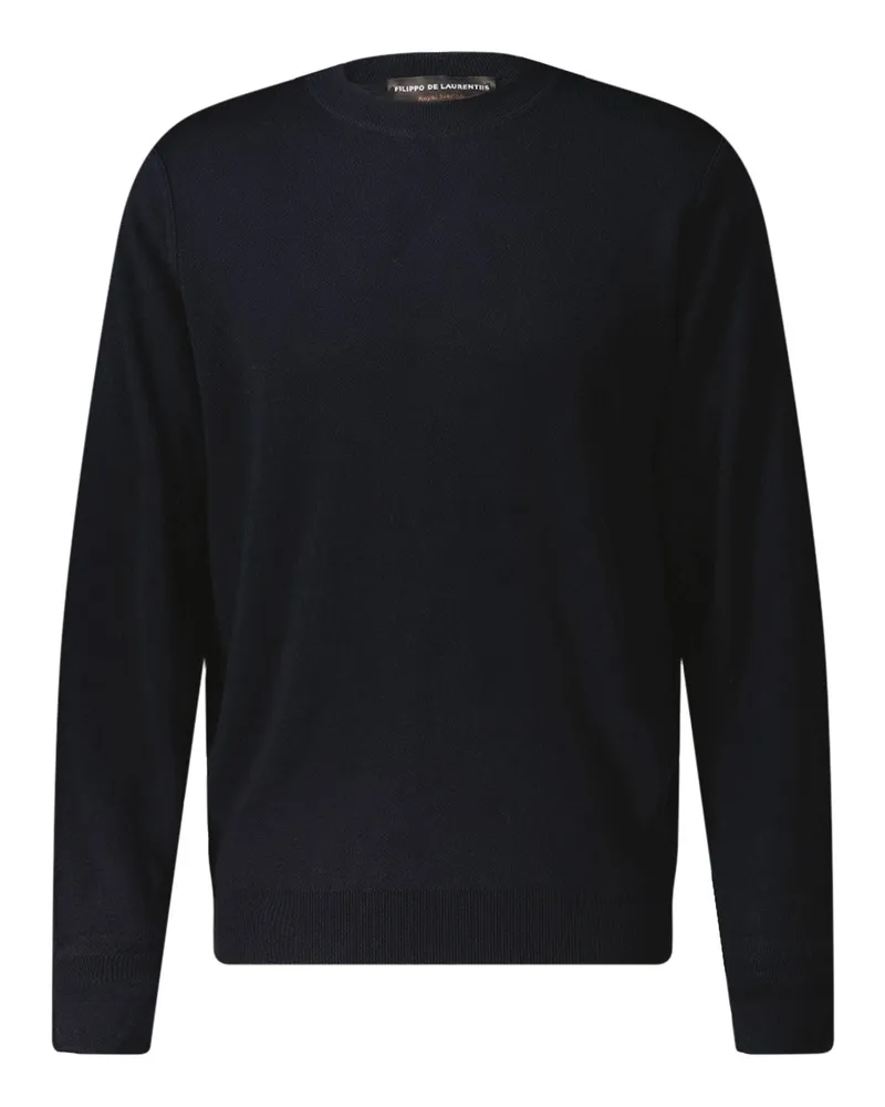 Filippo de Laurentiis Pullover aus Merinowolle Navy