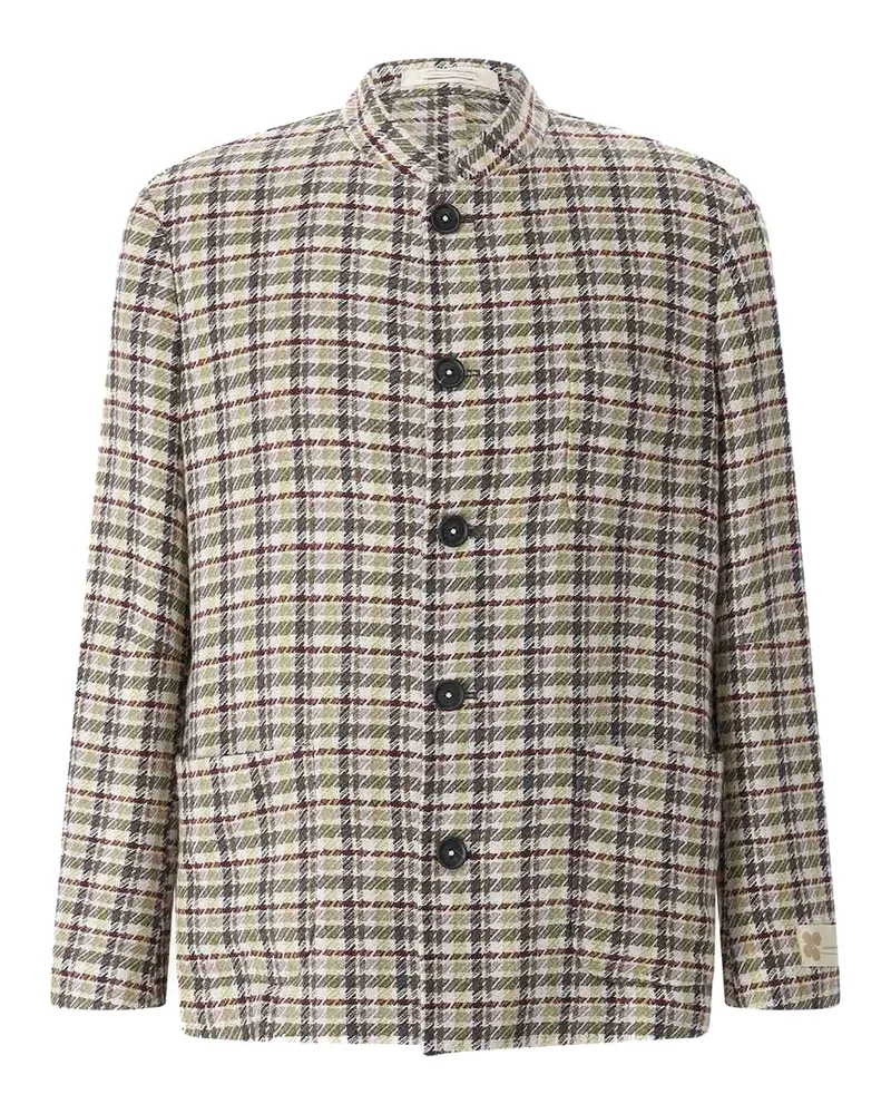 Massimo Alba Kariertes Sakko Bali Multicolor