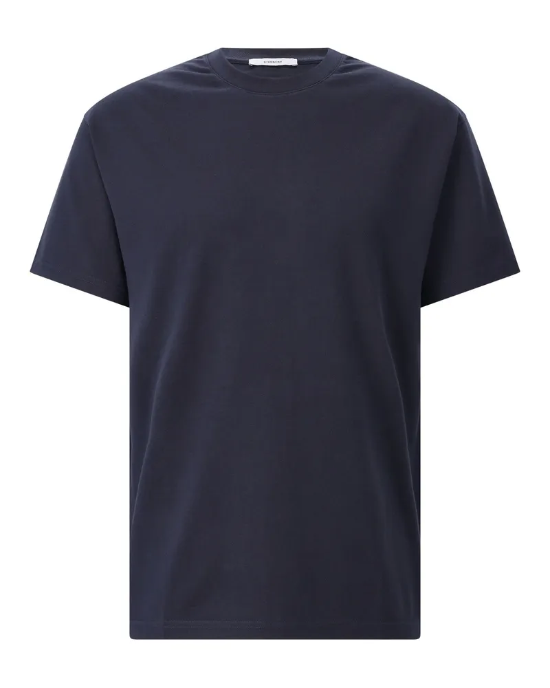 Givenchy T-Shirt mit rückseitigem Logo Dunkelblau