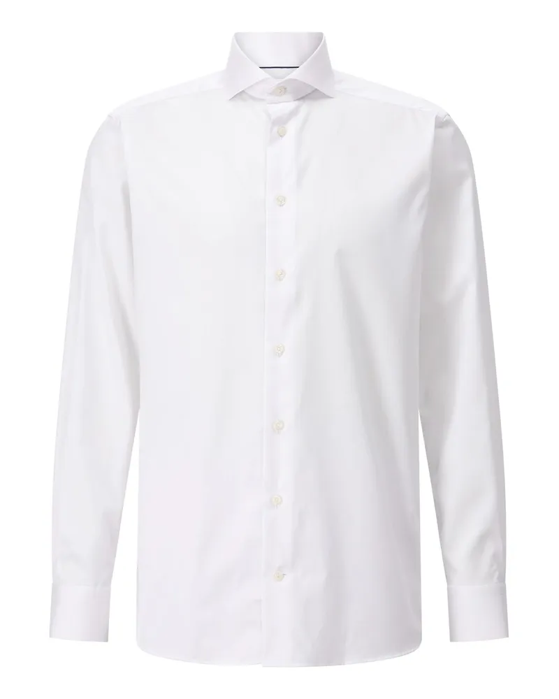 Eton Contemporary-Fit Twillhemd Weiß