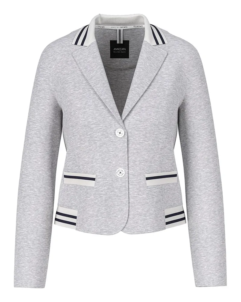 Marc Cain Taillierter Jersey-Blazer Grau