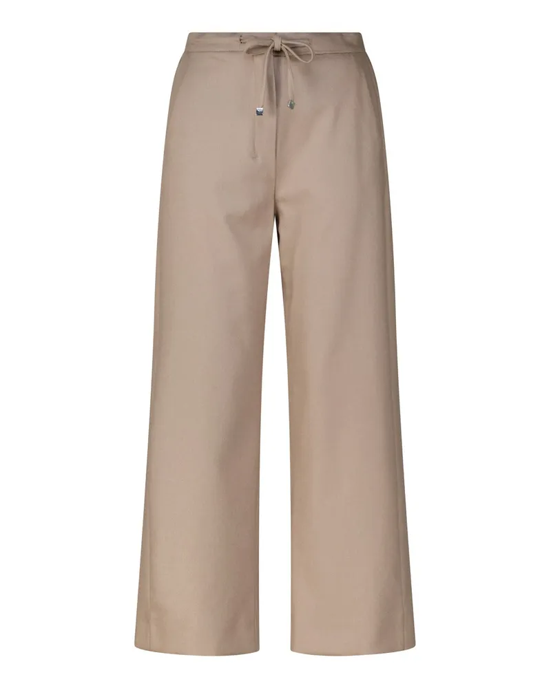 Max Mara Jogpants Floria aus Wolle Hellbraun