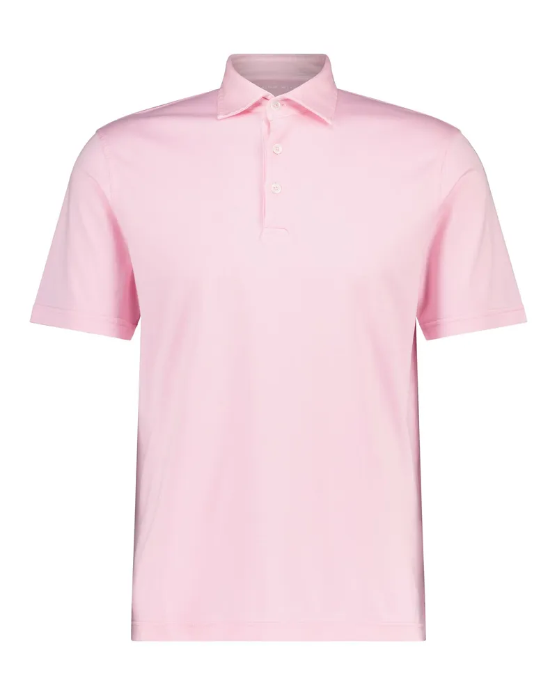 Fedeli Poloshirt aus Baumwolle Rosa