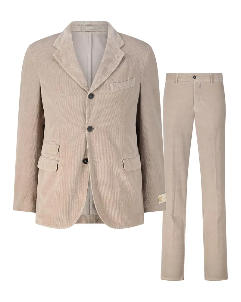 Massimo Alba Regular-Fit Anzug Sloop aus Cord Beige