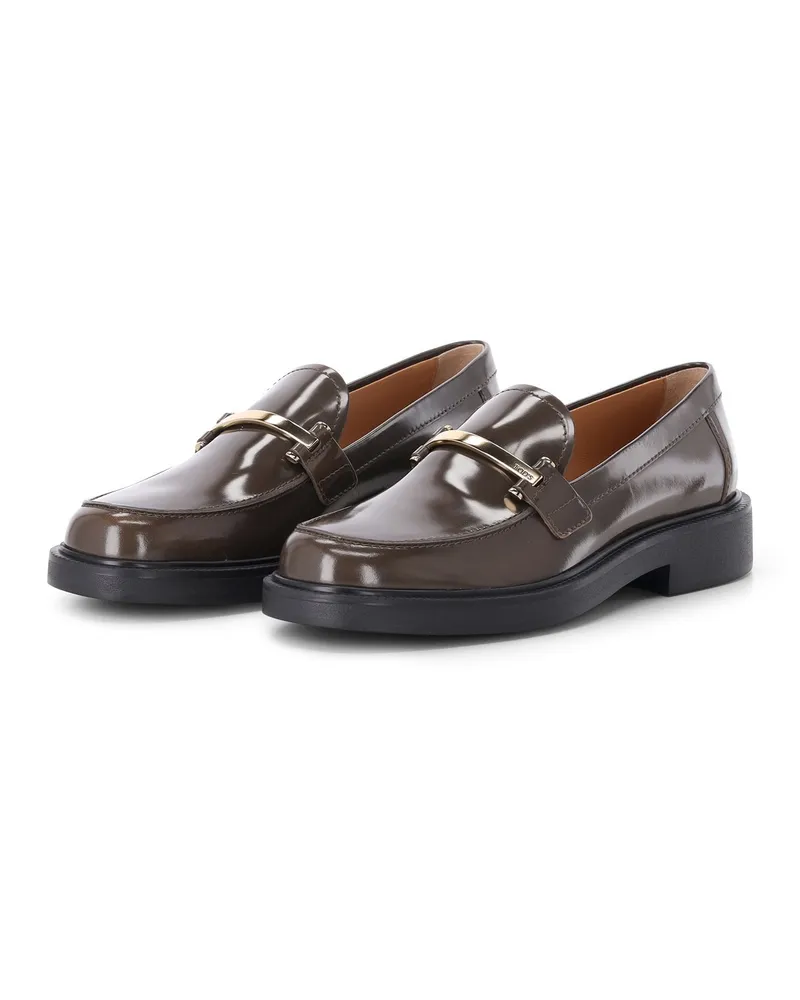 TOD'S Loafers aus Leder Braun